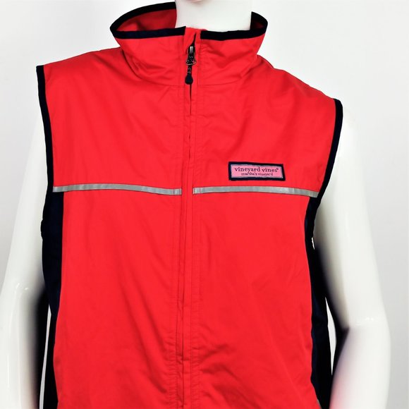Vineyard Vines Reflective Red Vest - Picture 3 of 7